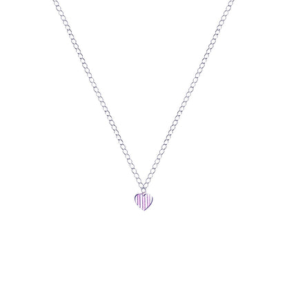 Candy Striped Heart Necklace, Playing Cards inspired Queen of Hearts | by lovedbynlanla-0